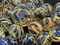 25 Glass Marbles ATOM Red/Yellow/Blue Streamer Fiesta game Shooter